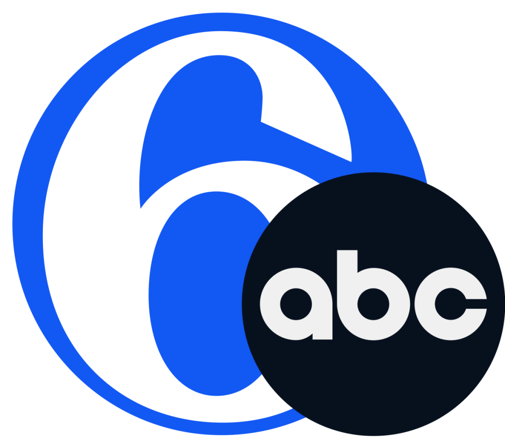 Channel 6 ABC Philadelphia logo with a large blue 6 and small letters "abc."